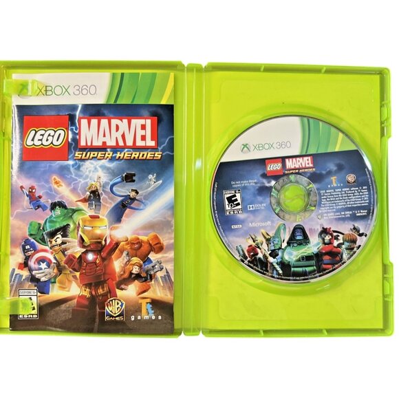 Lego Marvel Super Heroes Xbox 360 Complete With Manual - Picture 3 of 12